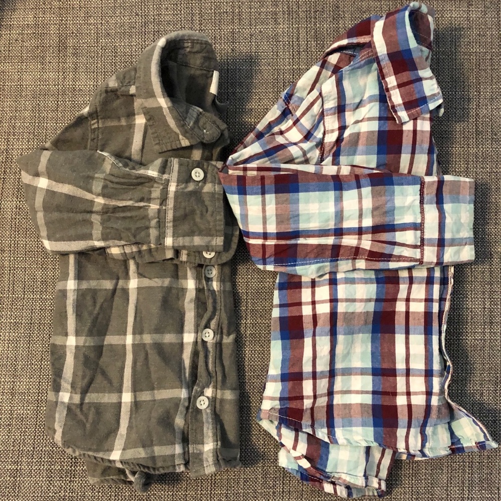 Old navy boys 4t flannel lot
